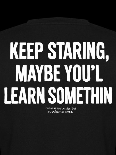 Keep staring