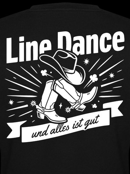 Line Dance Boots Spruch