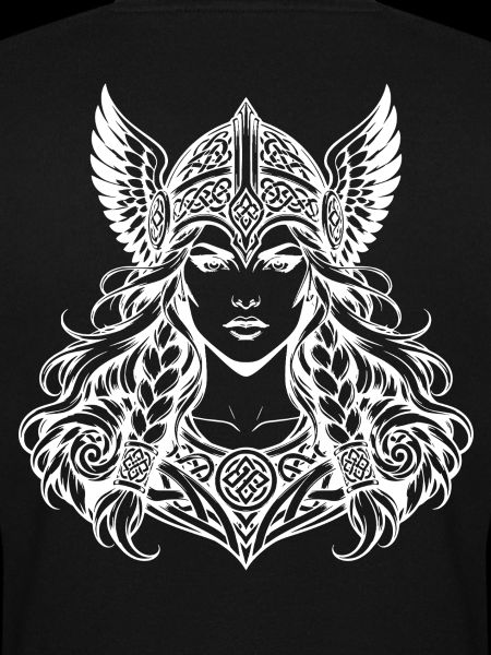 Valkyrie-Kriegerin mit geflügeltem Helm