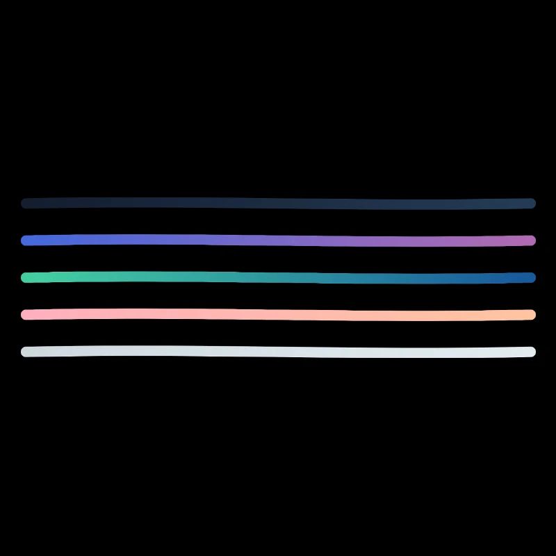Lebendige Streifenpalette
