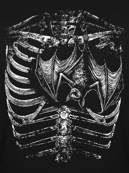 X-Ray Skeleton Body with Bat
