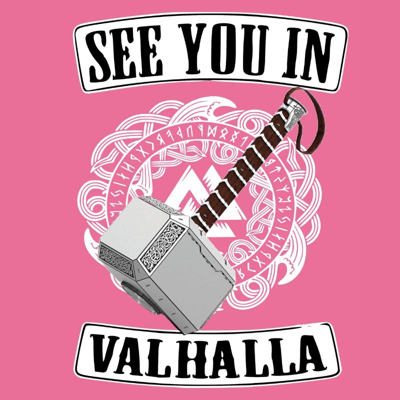 Wikinger Walhalla Runen Thor Hammer