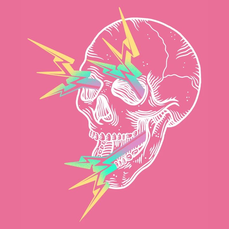 Skull Flash white