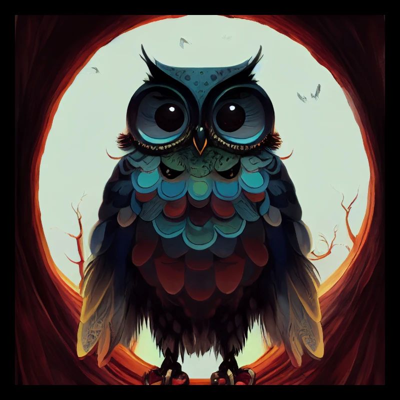 Colourful Owl