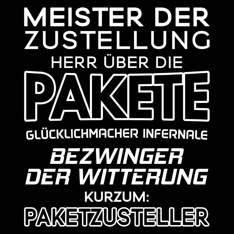 Paketzusteller/Postbote/Paketpostbote/Pakete