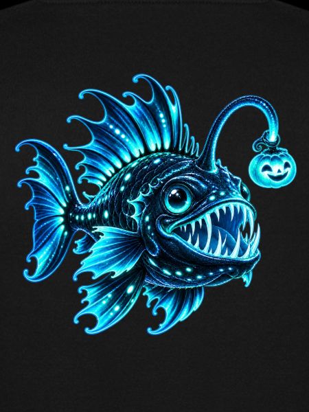 Blauer biolumineszenter Laternenfisch