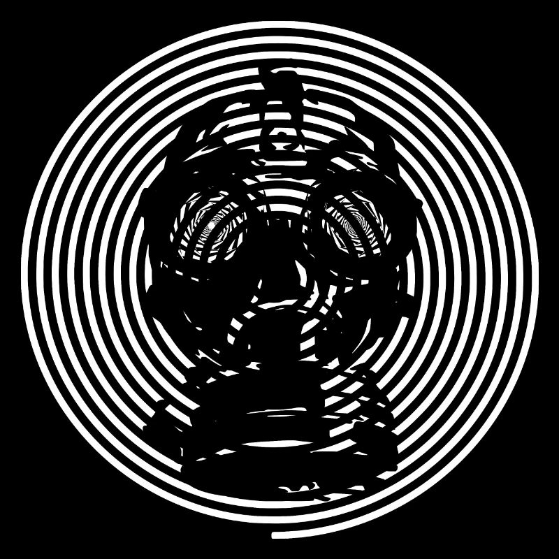 Spirale de masque à gaz