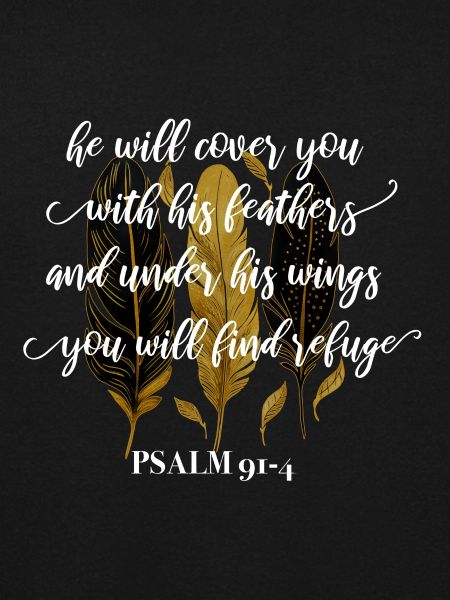 Bibelvers Psalm 91:4