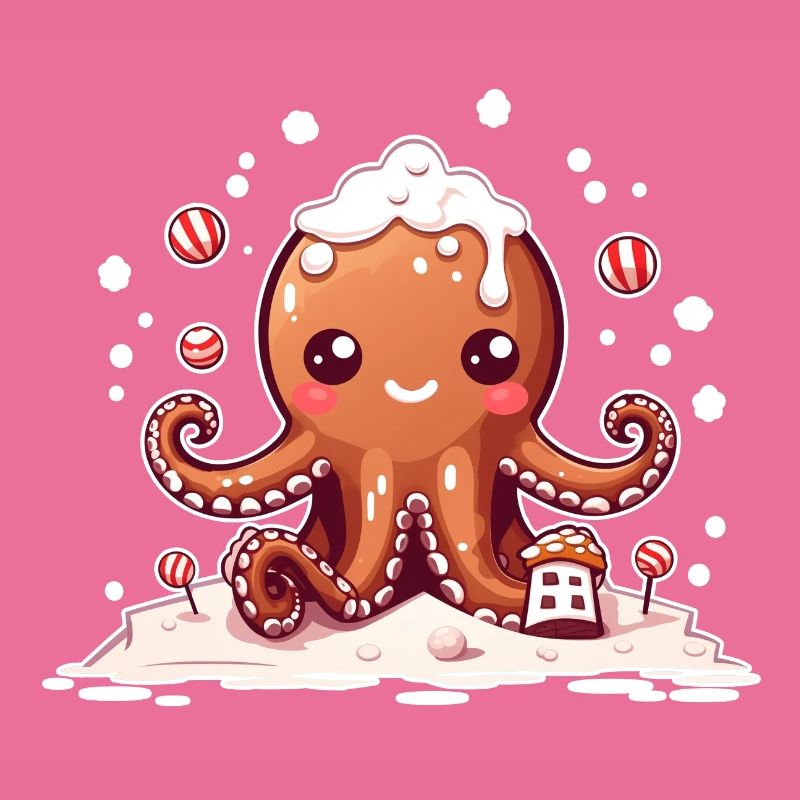 Lebkuchen Oktopus