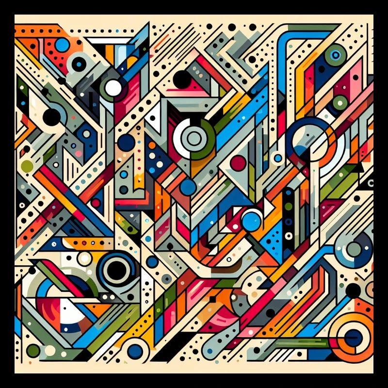 Abstraktes Graffiti Kunstwerk