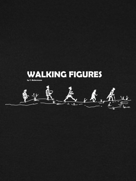 walking Figures white