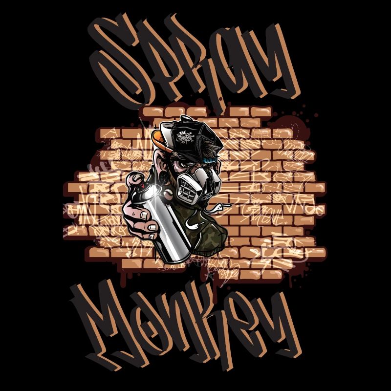 Spray Monkey Graffiti
