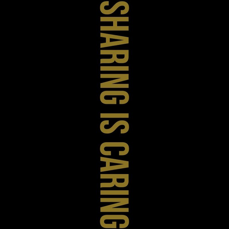 Sharing means caring help saying gift