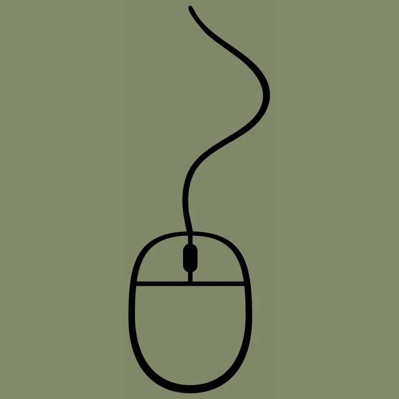 câble d'ordinateur souris clic de commande pc ordi