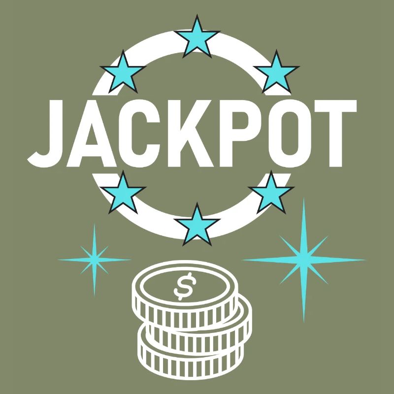 Jackpot Design mit Münzen