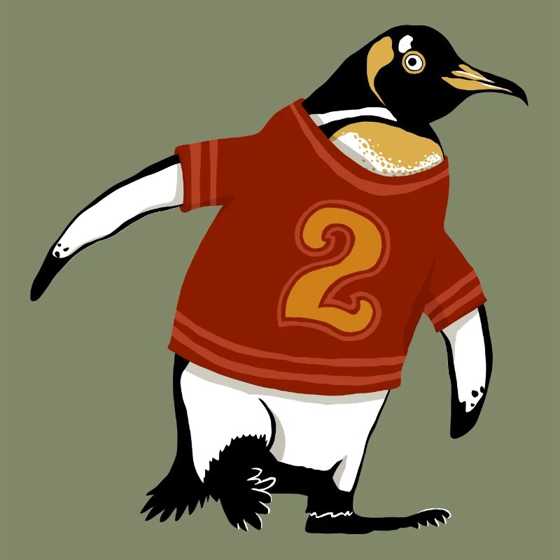 Pinguin mit Hemd 2
