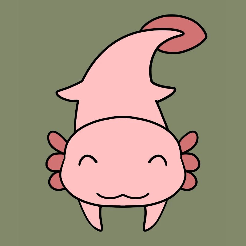 Süßes Axolotl