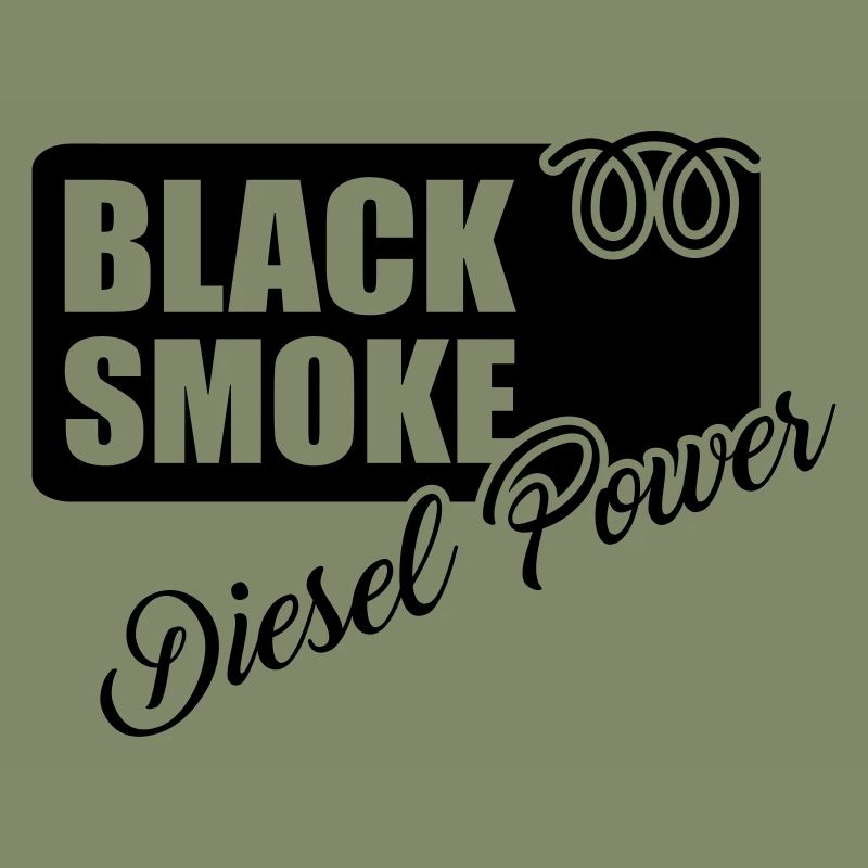 black smoke black