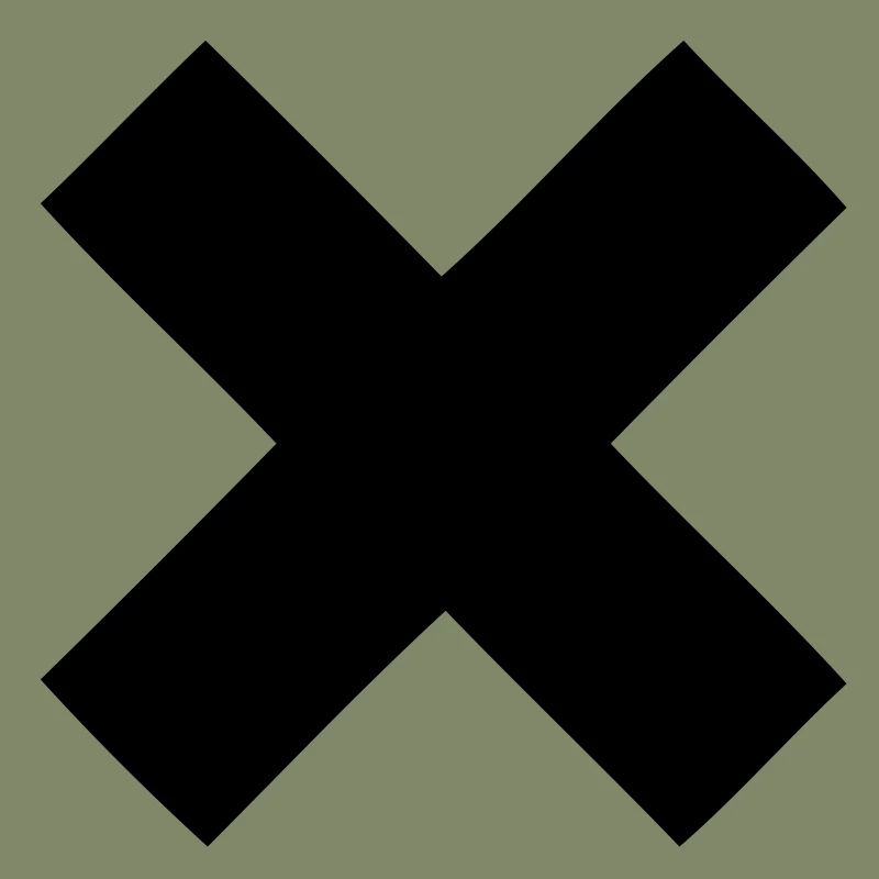 x - KREUZ - CROSS - X