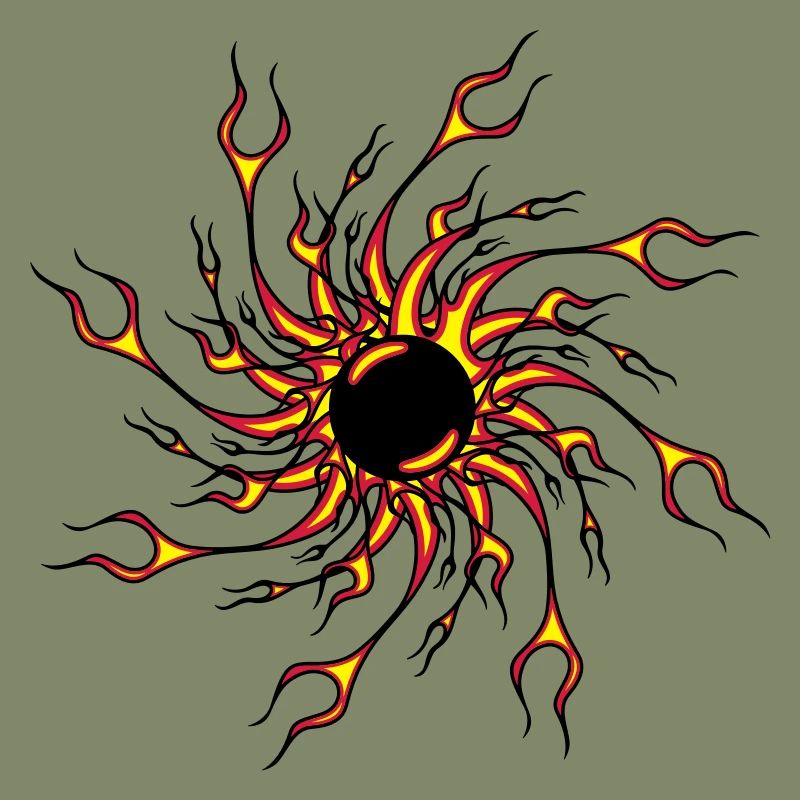 Fire flames boule de feu