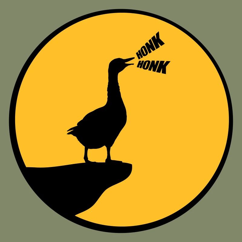 Wolf Gans Honk goose