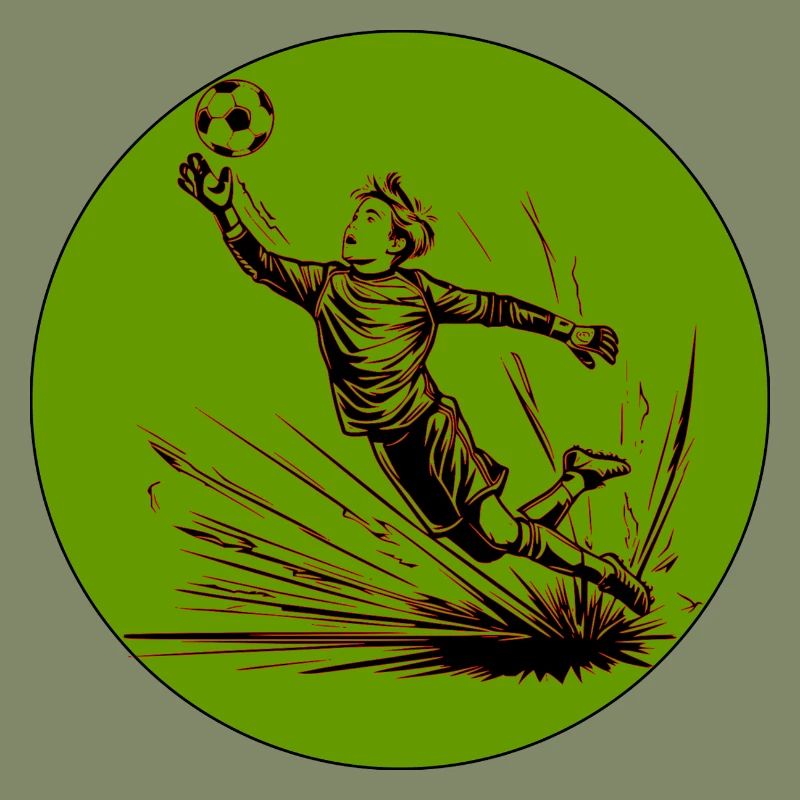 Torwart (grün-schwarz)