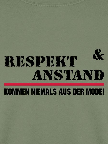 Respekt und Anstand