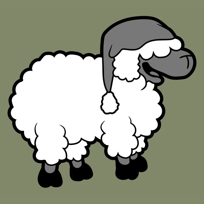 Lustiges Schlaf Schaf
