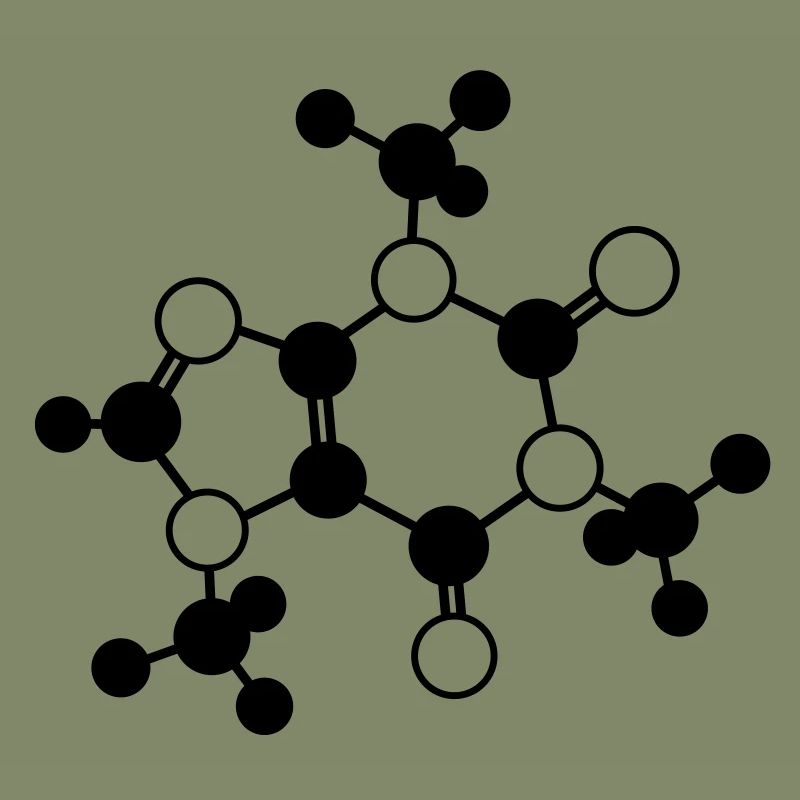 Koffein - Molekül - 1c