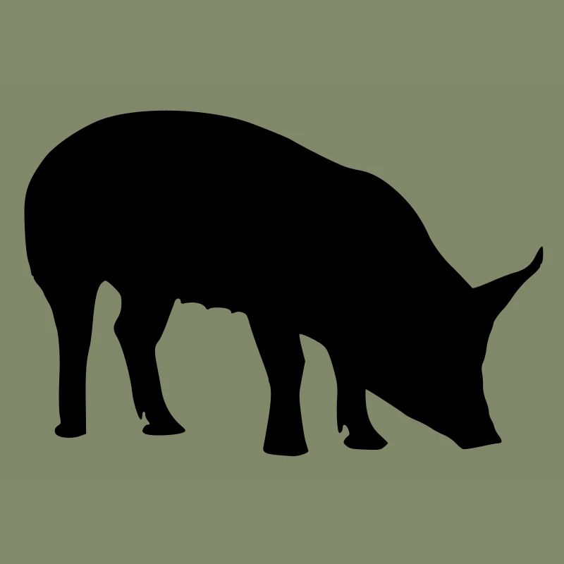 schwarzes Schwein