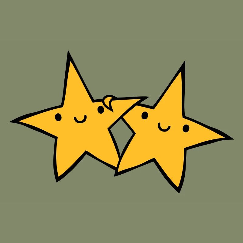 2 Sternchen Paar