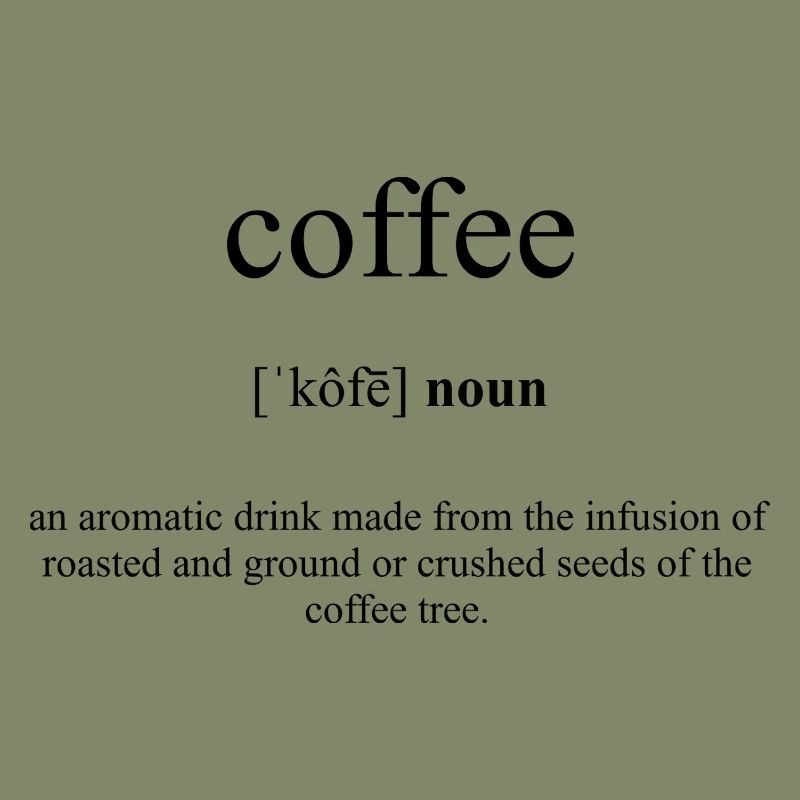Coffee (Kaffee) Definition Dictionary