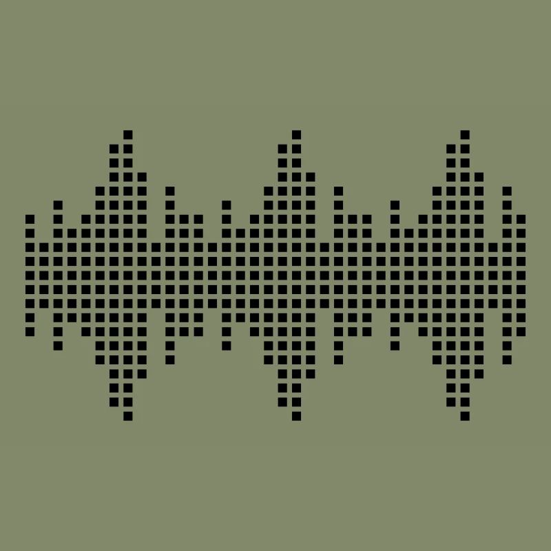 digital waveform frequency grid matrix music