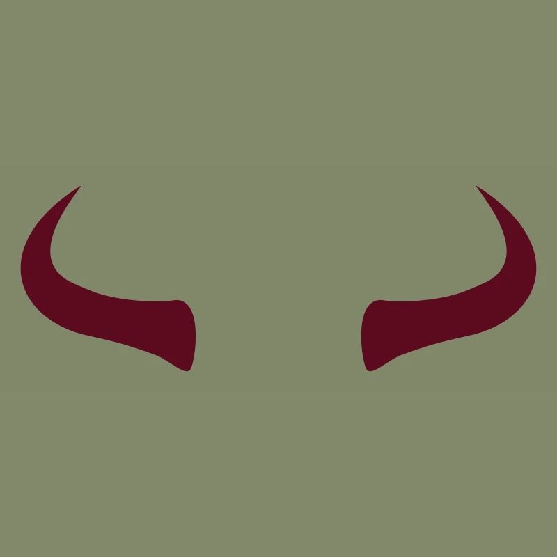 Bull Horns - red