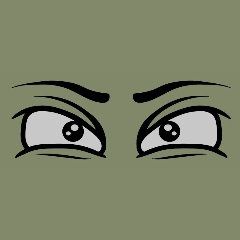 Volonté Yeux déterminés