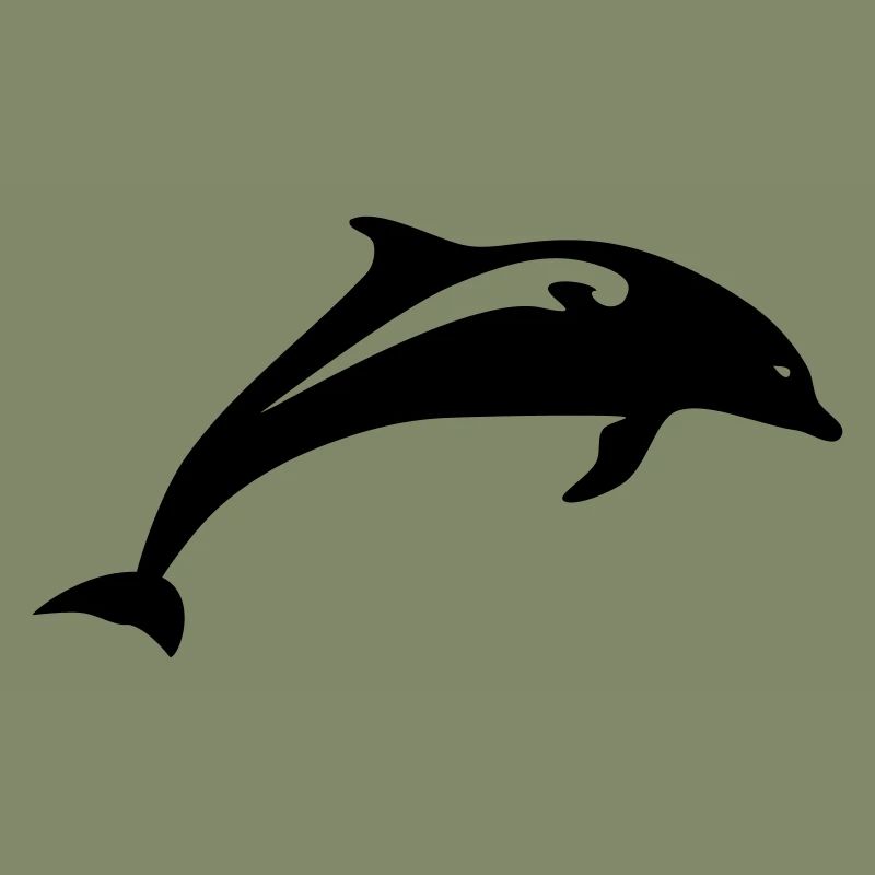 Delfin Tier Meer