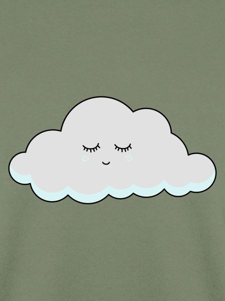 Schlaf Wolke mit Wimpern