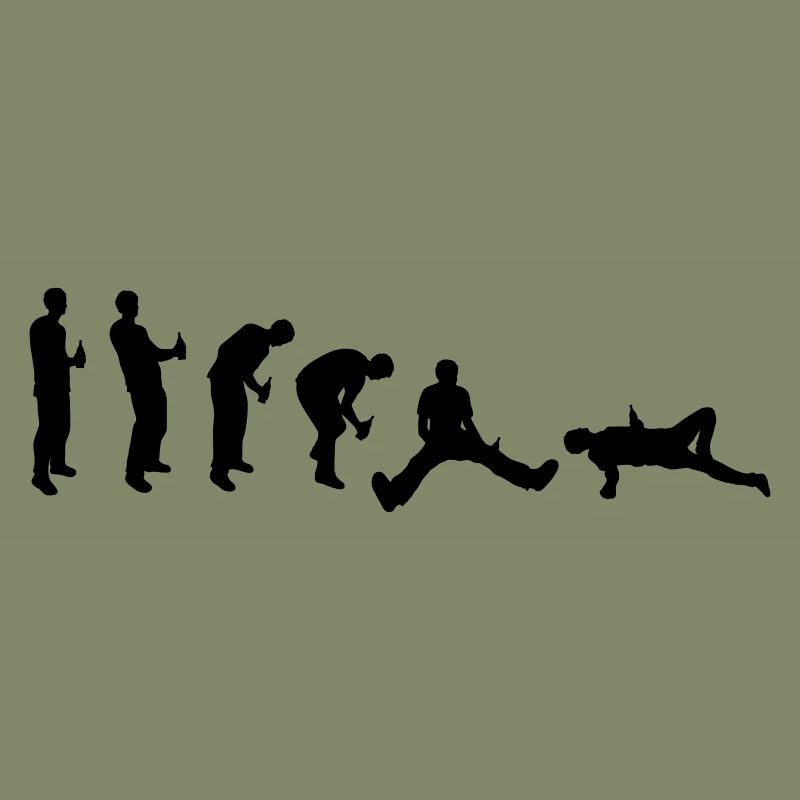 Drunk evolution