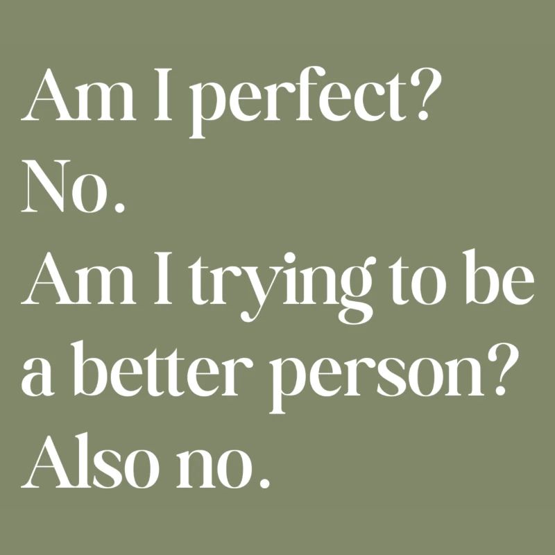 Bin ich perfekt