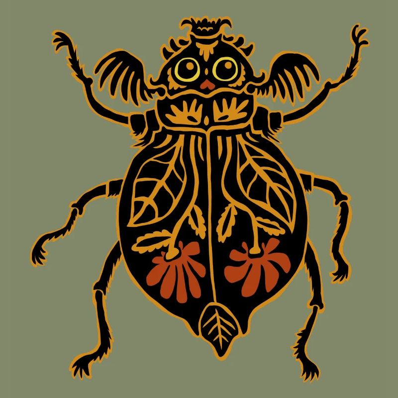 bunter Blumenkäfer