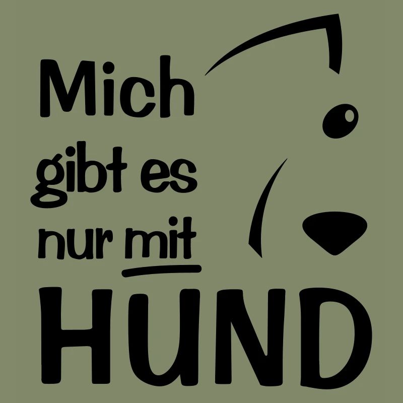 Nur mit Hund