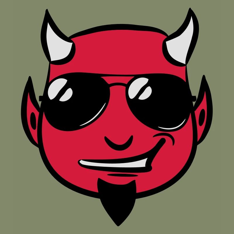 Devil deceitful goatee sunglasses
