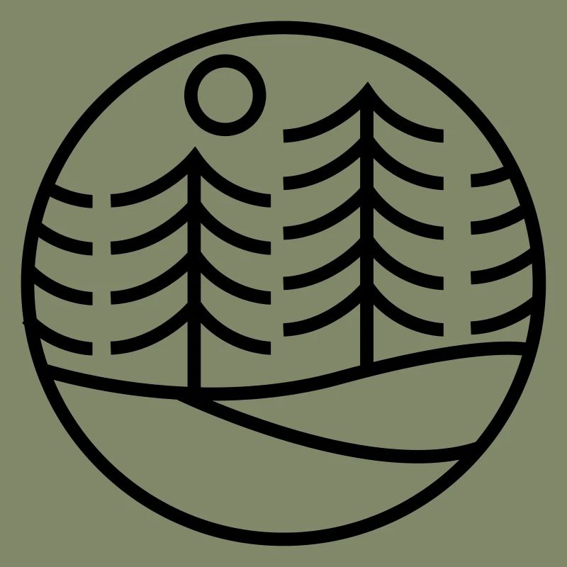 Cercle d'arbres
