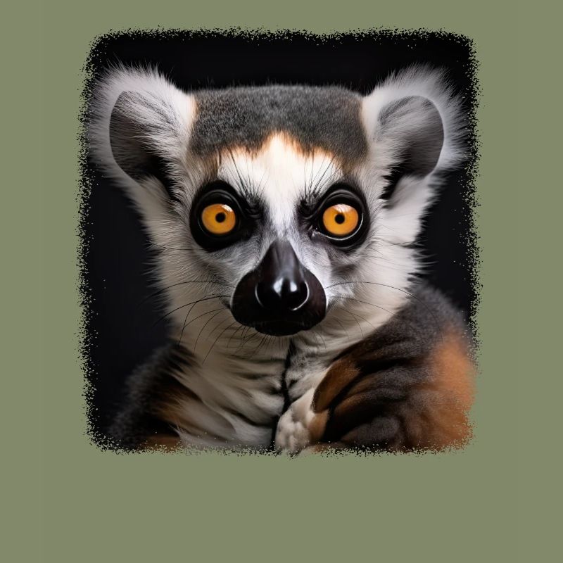 Ring-tailed lemurs realistic ring-tailed lemur