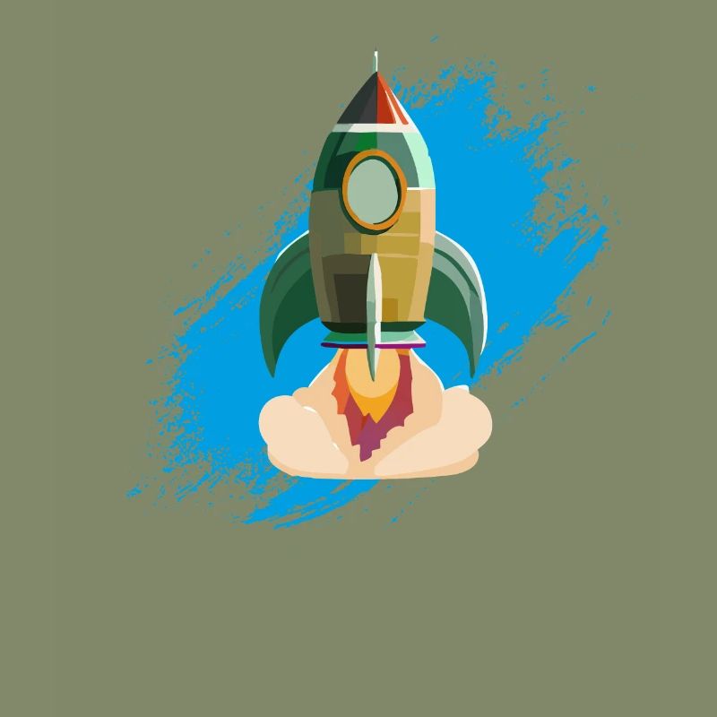 startende Rakete