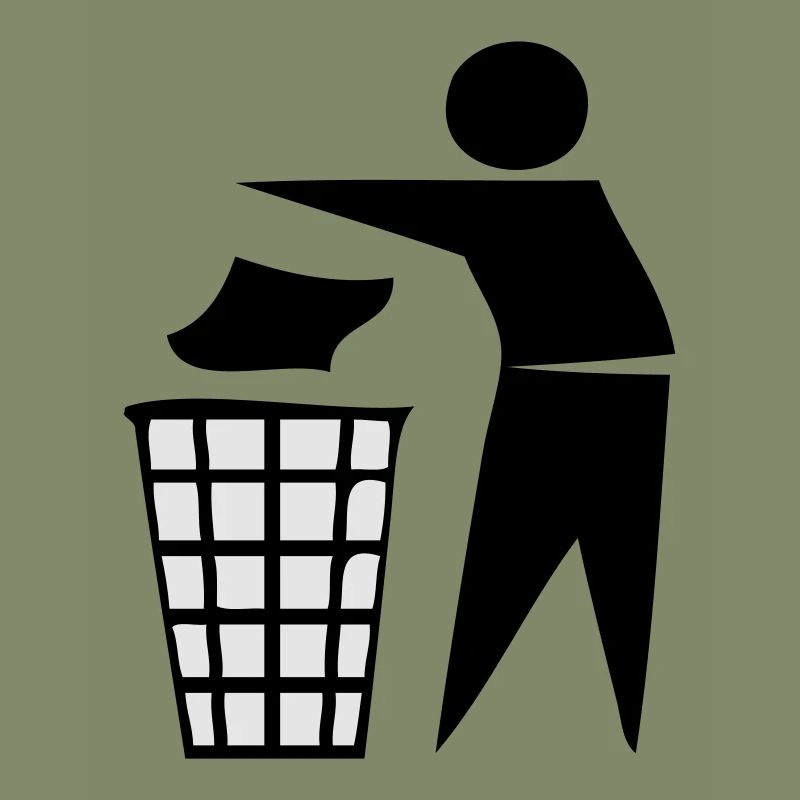 éclaircir, des déchets, plus mülleimer, nettoyer,