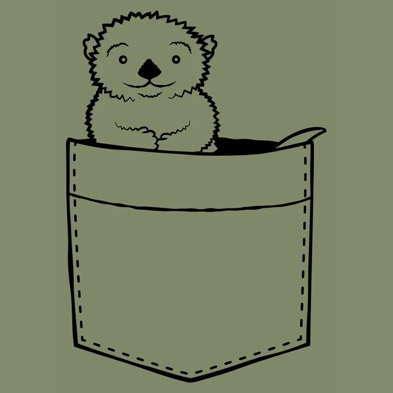 Hemdtasche Otter Design