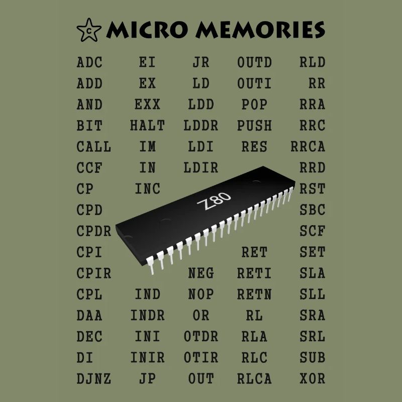 Vintage Chip Z80 & Instruction Set for Programmers