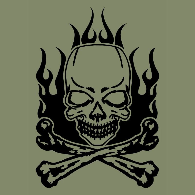 Burning Skull