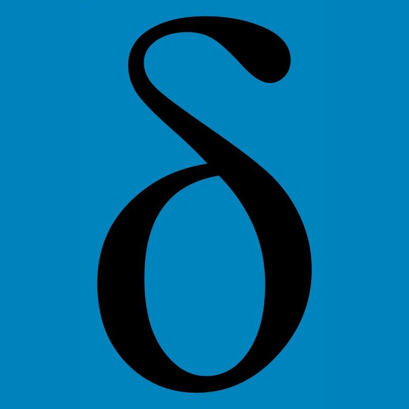 griechischen Buchstaben Delta